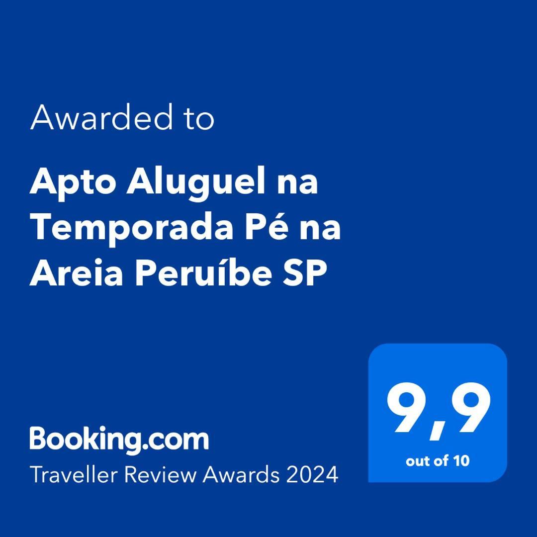 Apto Aluguel Na Temporada Pe Na Areia Peruibe Sp Exterior foto